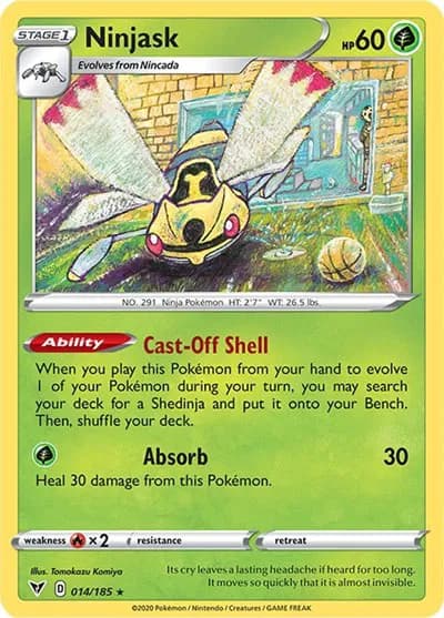 Ninjask  Pokemon card
