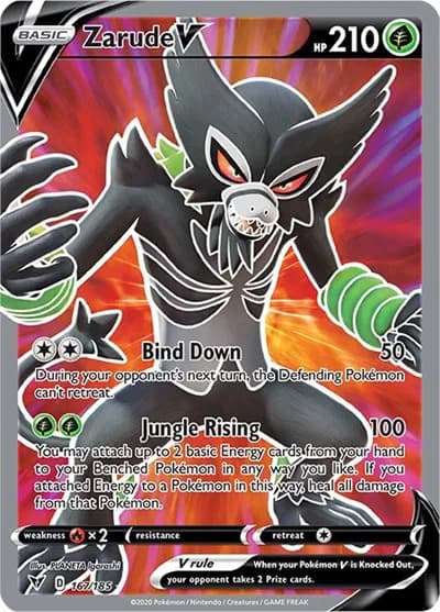 Zarude V (Full Art)  Pokemon card