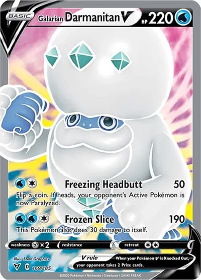 Galarian Darmanitan V (Full Art)  Pokemon card