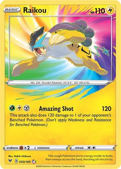 Raikou  Pokemon card