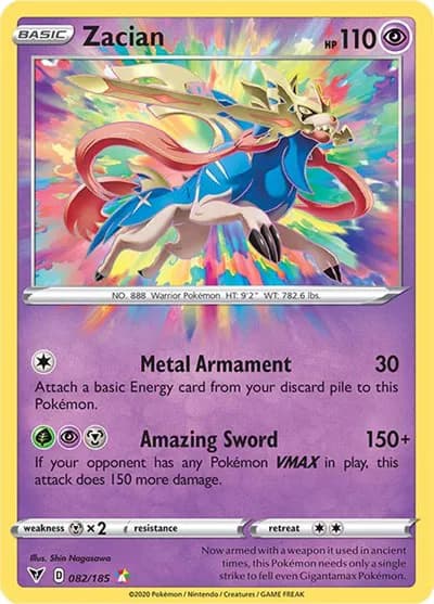 Zacian  Pokemon card