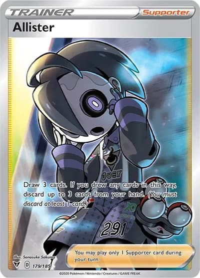 Allister (Full Art)  Pokemon card