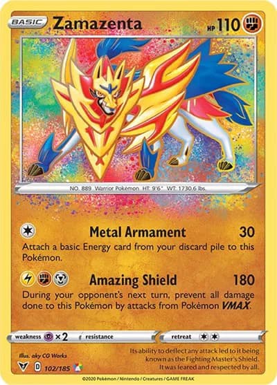 Zamazenta  Pokemon card