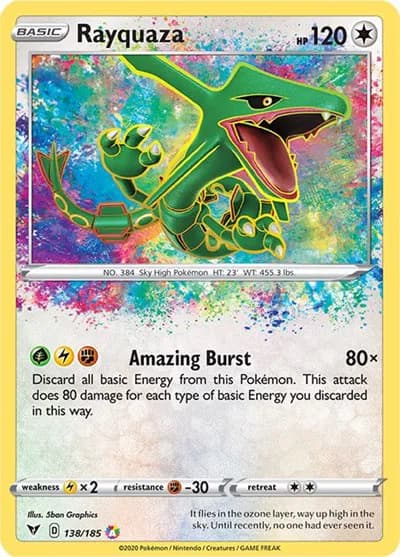 Rayquaza  Pokemon card