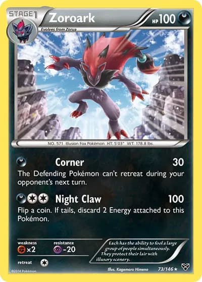 Zoroark Pokemon card