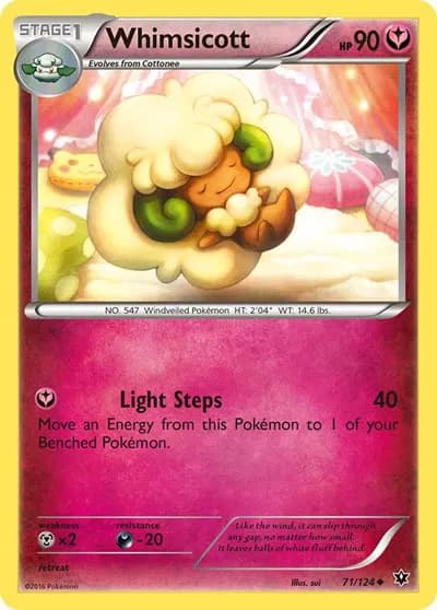 Whimsicott  Pokemon card
