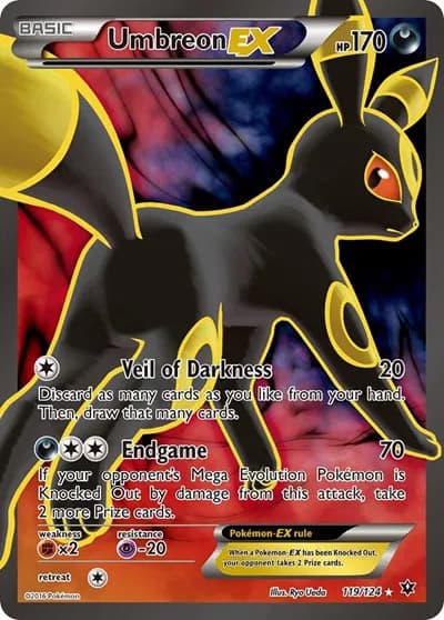 Umbreon EX (Full Art)  Pokemon card