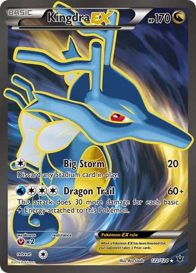 Kingdra EX (Full Art)  Pokemon card