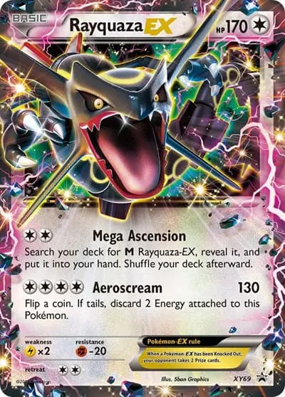 Rayquaza EX (Shiny)  Pokemon card