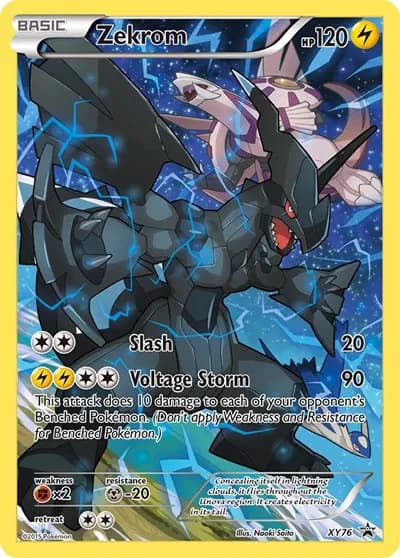 Zekrom (Full Art Promo)  Pokemon card