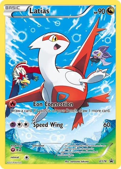 Latias (Full Art Promo)  Pokemon card