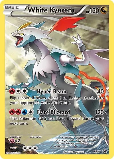 White Kyurem (Full Art Promo)  Pokemon card