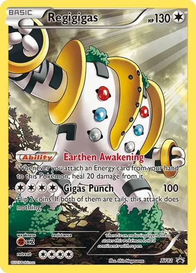 Regigigas (Full Art Promo) Pokemon card