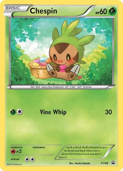 Chespin (Collector Chest)  Pokemon card