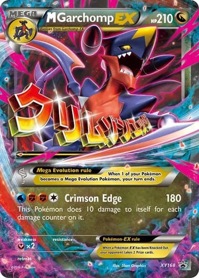 M Garchomp EX   Pokemon card