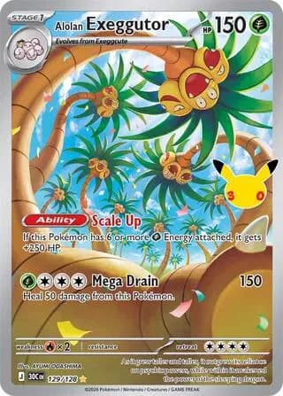 Alolan Exeggutor Pokemon card