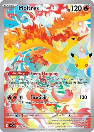 Moltres Pokemon card