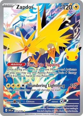 Zapdos Pokemon card