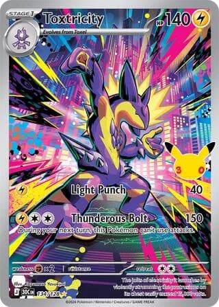 Toxtricity Pokemon card