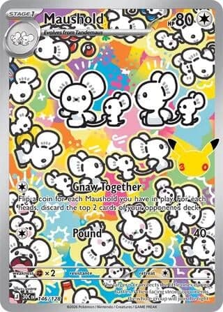 Maushold Pokemon card
