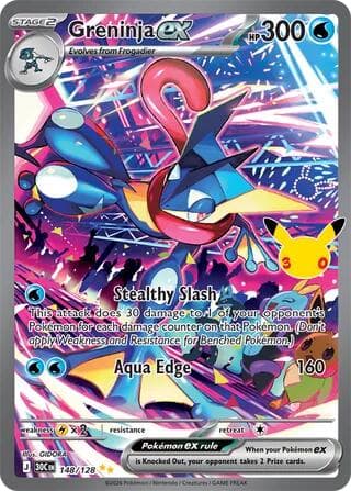 Greninja ex Pokemon card
