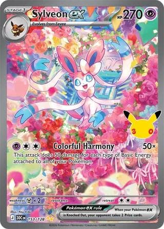 Sylveon ex Pokemon card