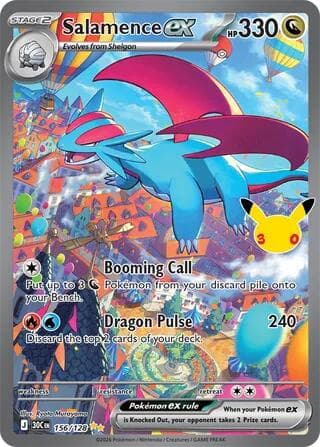 Salamence ex Pokemon card