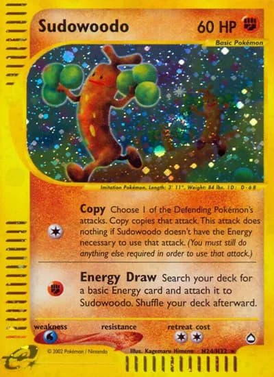 Sudowoodo (H24) Pokemon card