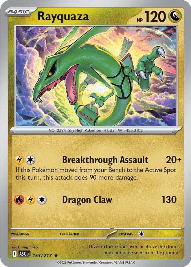 Rayquaza Pokemon card