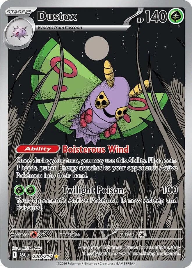 Dustox Pokemon card
