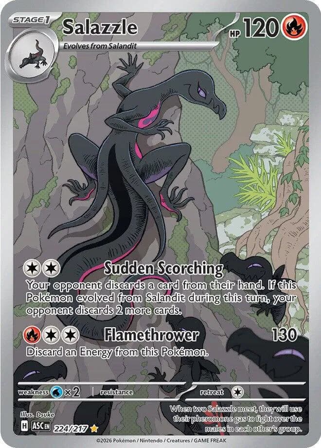 Salazzle Pokemon card