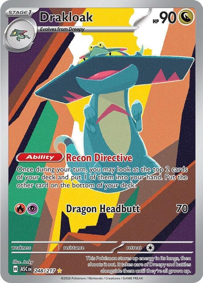 Drakloak Pokemon card
