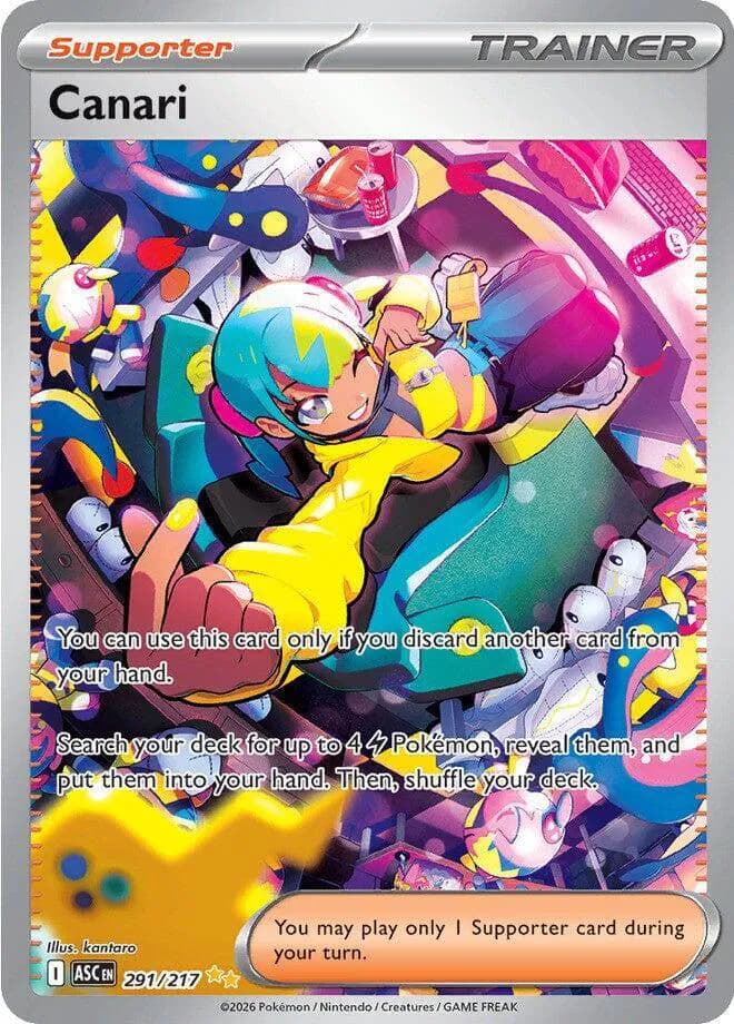 Canari Pokemon card