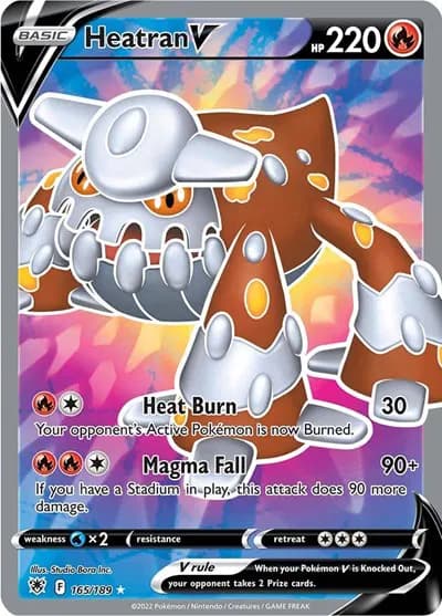 Heatran V (Full Art) Pokemon card