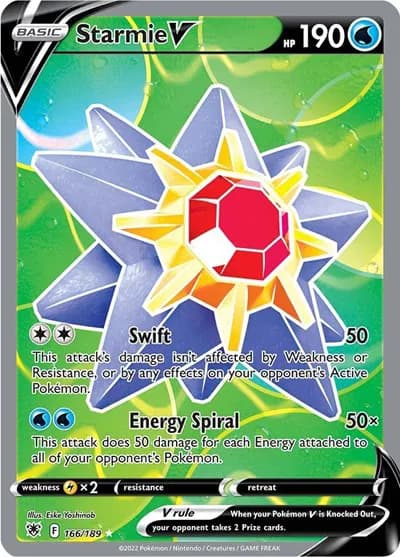 Starmie V (Full Art) Pokemon card