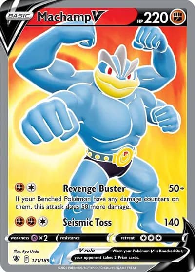 Machamp V (Full Art) Pokemon card