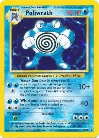 Poliwrath Pokemon card