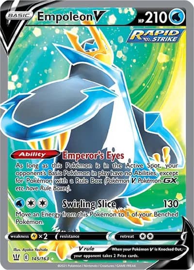 Empoleon V (Full Art) Pokemon card