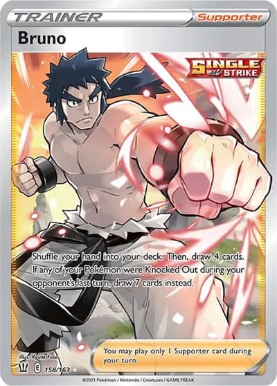 Bruno (Full Art) Pokemon card