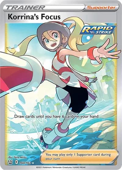 Korrina's Focus (Full Art) Pokemon card