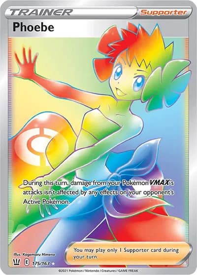 Phoebe (Secret) Pokemon card