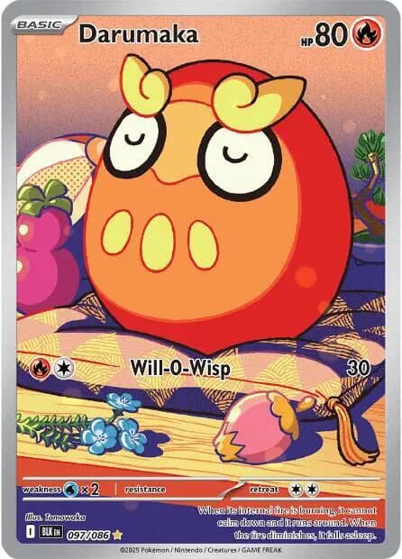 Darumaka Pokemon card