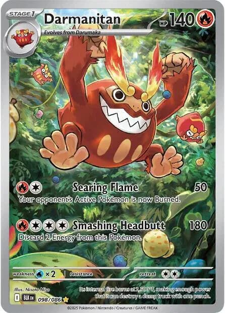 Darmanitan Pokemon card