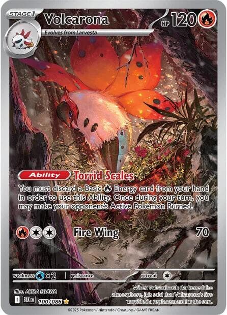 Volcarona Pokemon card
