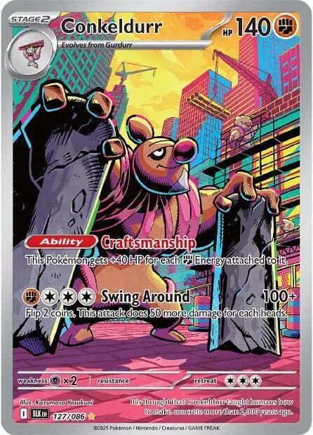 Conkeldurr Pokemon card