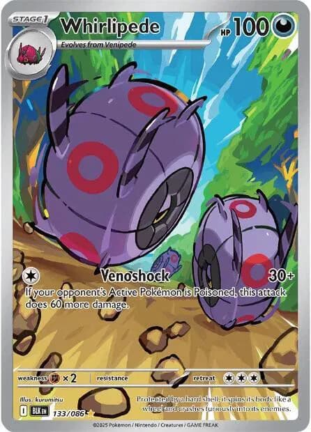Whirlipede Pokemon card
