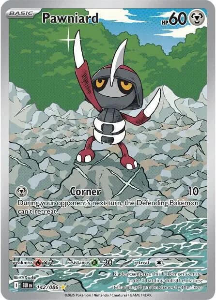 Pawniard Pokemon card