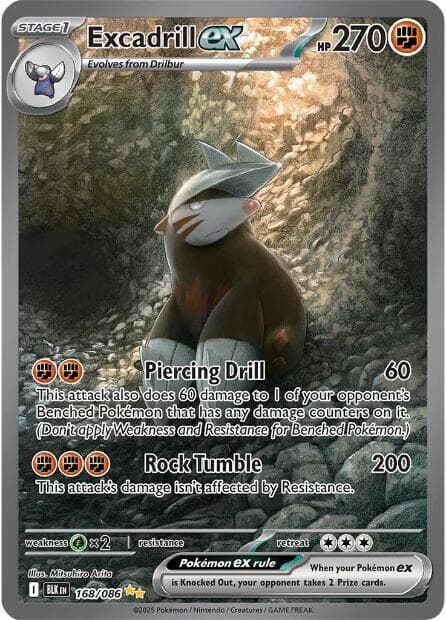 Excadrill ex Pokemon card