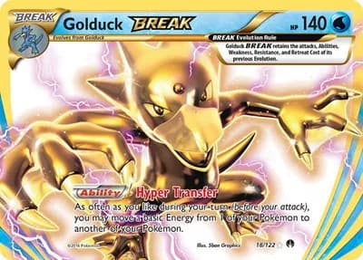 Golduck BREAK Pokemon card