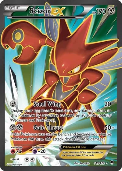 Scizor EX (Full Art) Pokemon card
